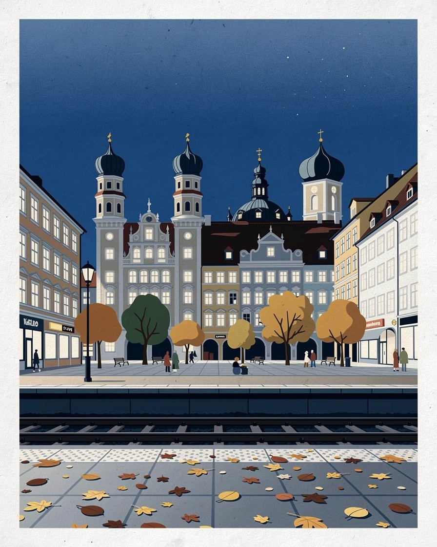 Pendler warten auf dem Bahnsteig einer S-Bahn-Station im Münchner Umland an einem Wochenendvormittag